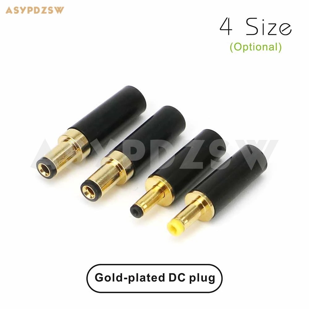 300 PCS High quality gold plating DC plug 4017/3513/5521/5525 (Optional) DC power supply plug