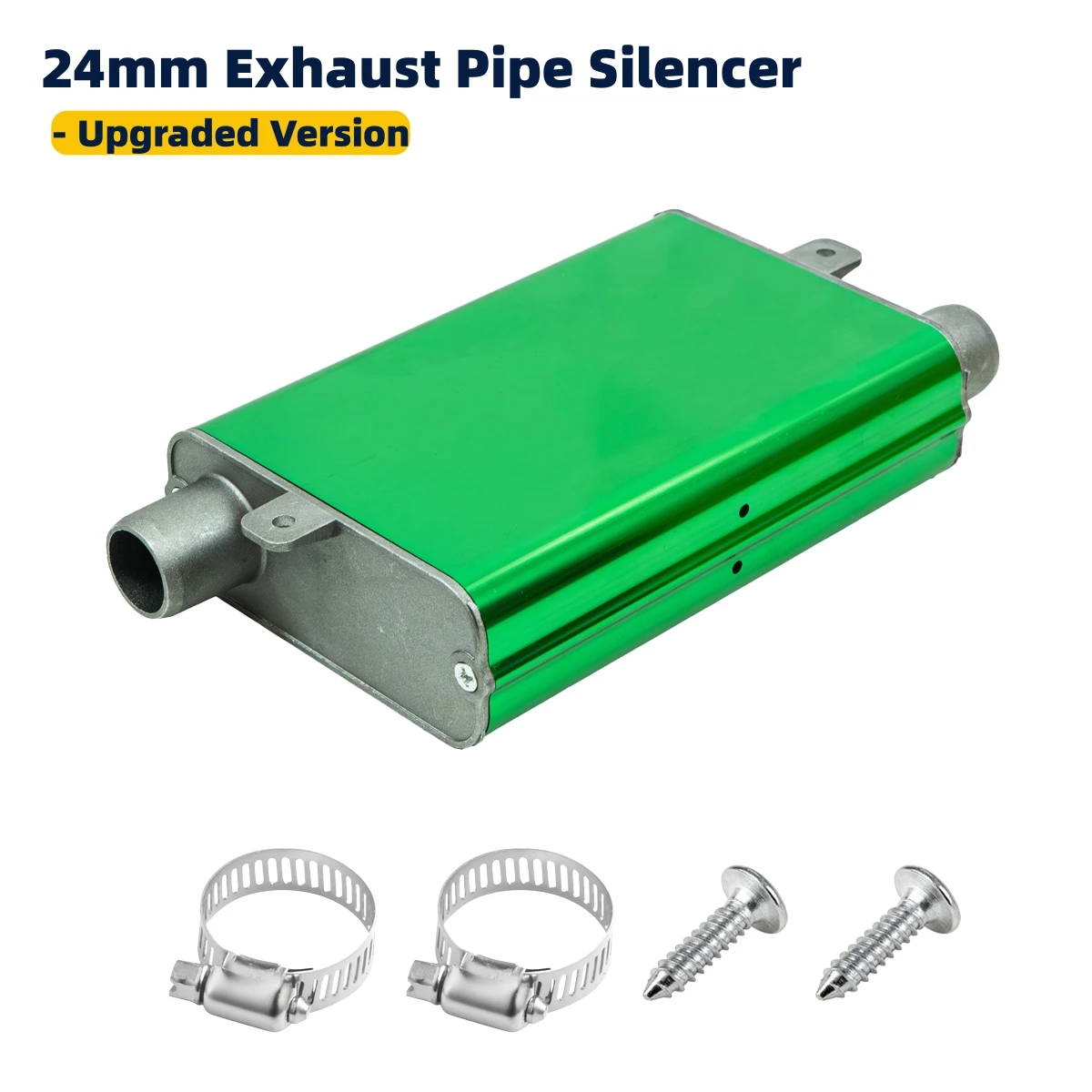 Image of 24mm Schalldämpfer Verbesserte Klemme Auto Luft Diesel Standheizung Auspuffrohr Edelstahl Für Auto Lkw Caravan