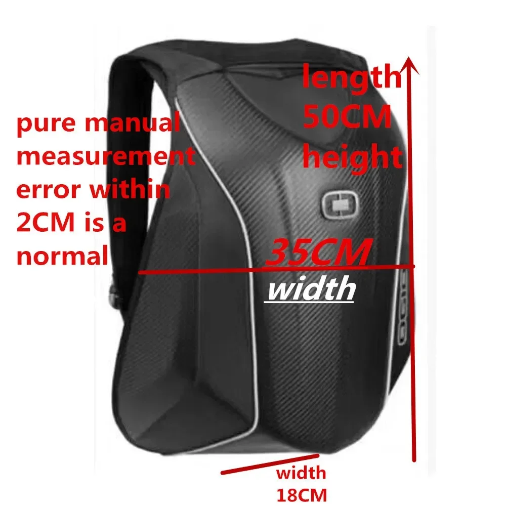 2022 For Motorcycle Hard shell backpacks for bm  Motocross carbon fiber backpack Moto Racing travel helmet bags DA w