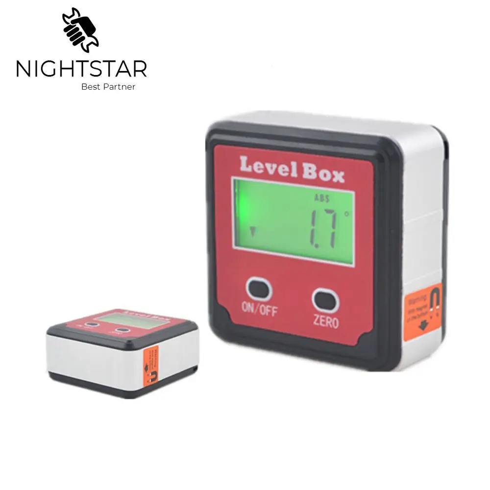 

Digital Inclinometer Spirit Level Box Protractor Angle Finder Gauge Meter Bevel With Magnet Base