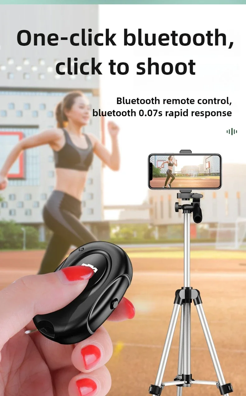 

Self Timer Mini Camera Bluetooth-compatible Remote Controller Photo Shutter Release Button Phone Selfie For IOS/Android