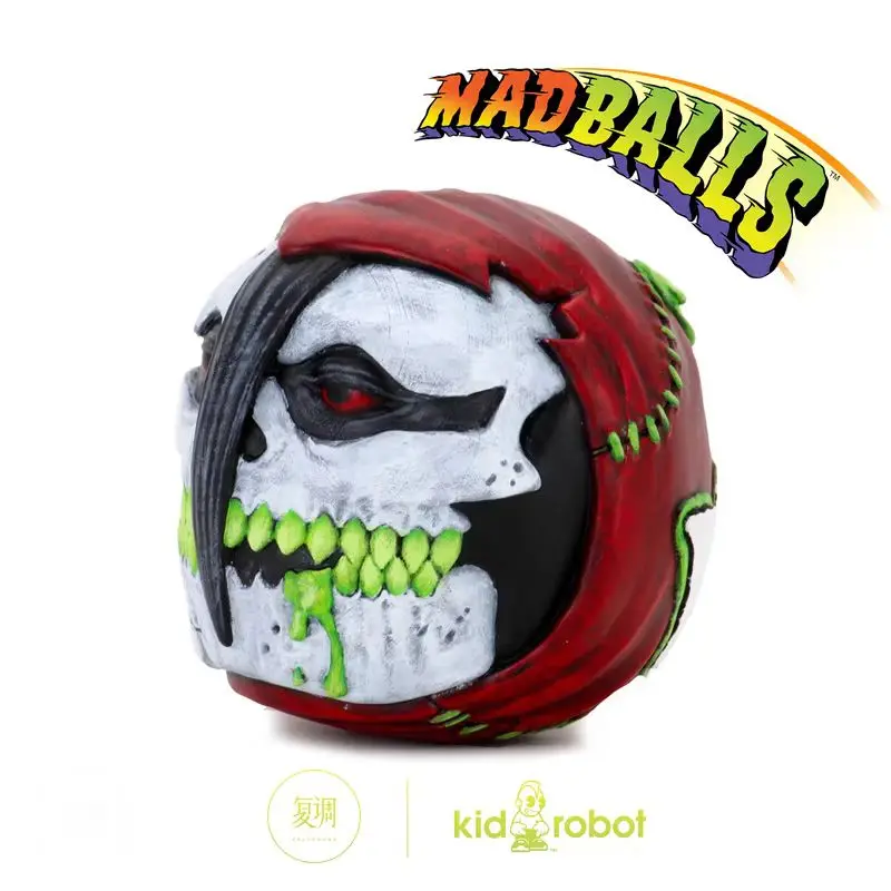 W magazynie Kidrobot Madballs Piankowe Horrorballs- Misfits Fiend Zabawka Art Model Kolekcja Prezent Urodzinowy