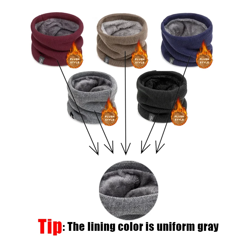 وشاح رياضي شتوي محبوك للجنسين، غطاء وجه مقاوم للرياح للتزلج والجري وركوب الدراجات والطقس البارد في الهواء الطلق #4