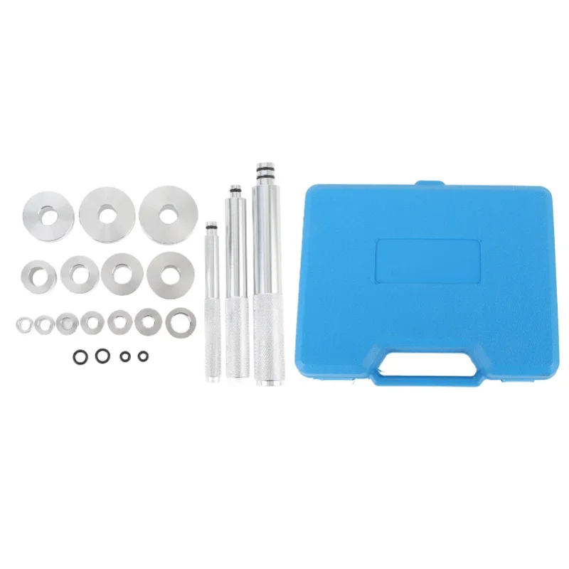 

17PCS Bearing Press Kit Aluminum Alloy Universal Bearing Race And Seal Driver Install Set With 14 Bearing Adapters