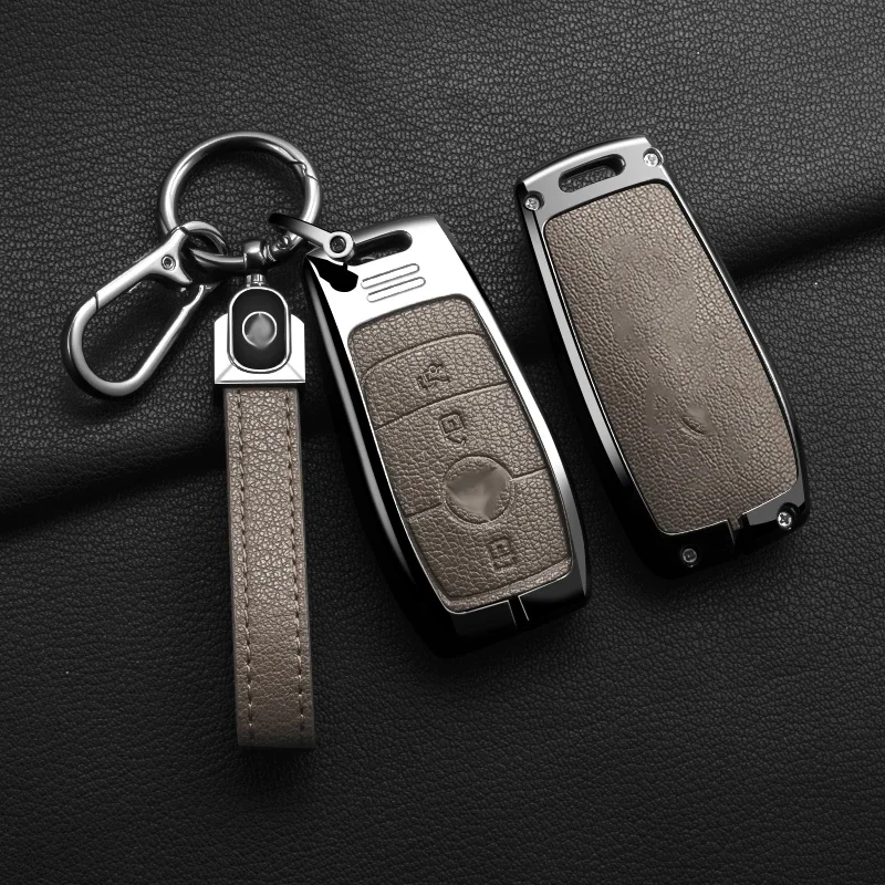 Zinc alloy car remote key set suitable for Mercedes Benz A C E S G Class GLC CLE CLA GLB GLS W177 W205 W213 W222 X167 AMG