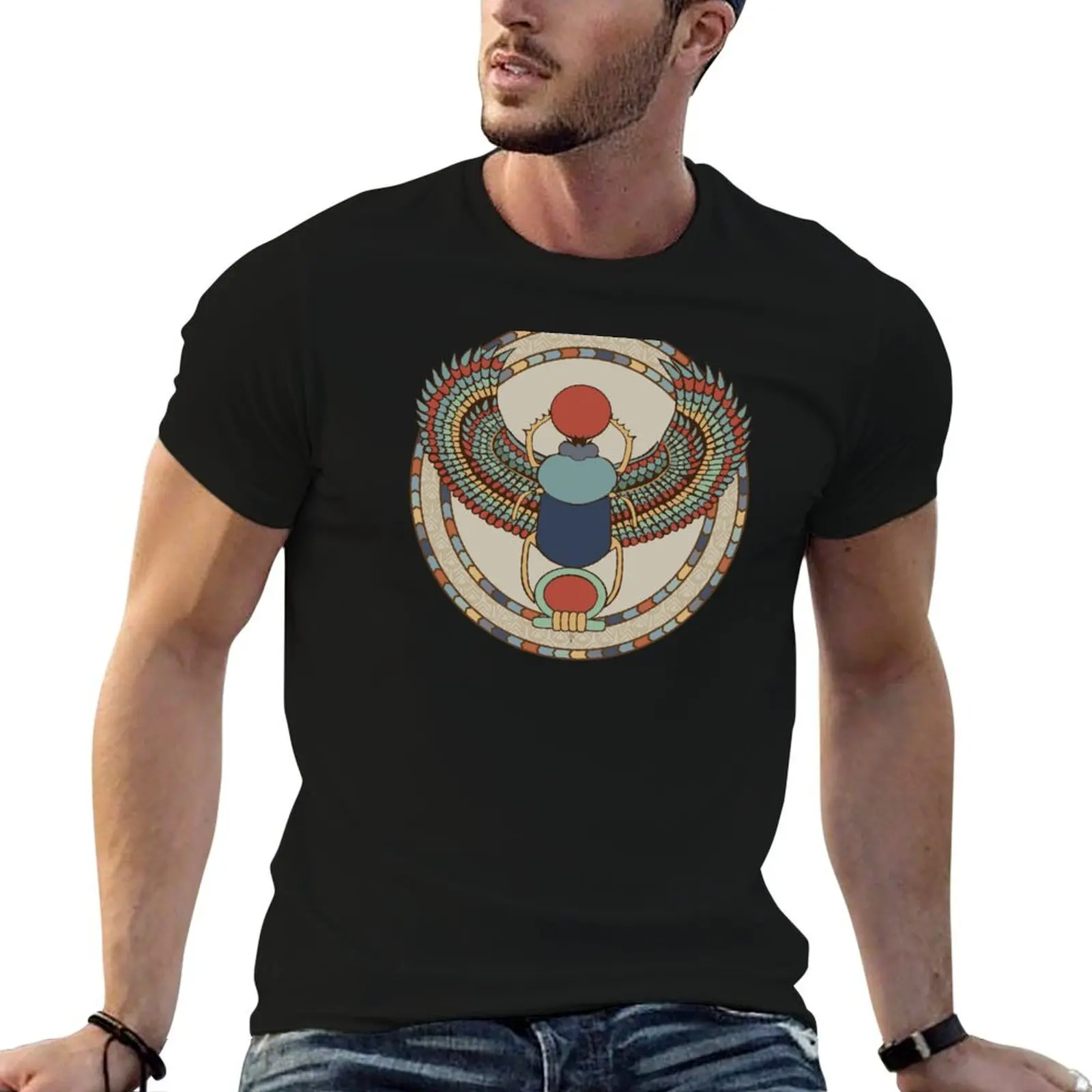 

Heart T-Shirt shirt graphic man man shirt Scarab Winged cotton t t