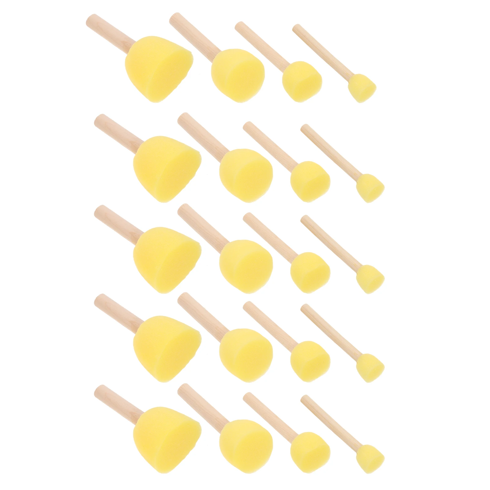 

20pcs Painting Brushes Sponge Stamp Supplies Kids Tools Mushroom Head Sponges for Graffiti Small Drawing Stamps Gifts
