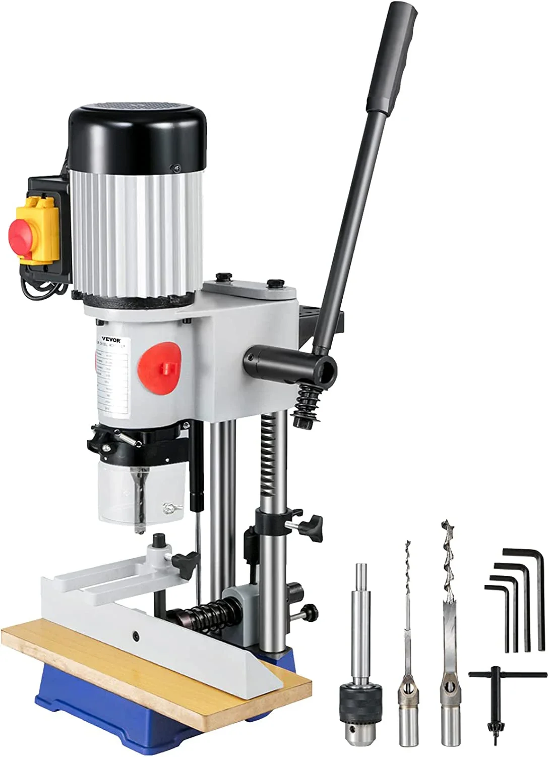 3400RPM Mortiser With Chisel Bit Sets Benchtop Mortising Machine