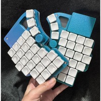 NEW Dilemma Max Split Keyboard RGB Mx/choc Switch Procyon Touchpad Analog Mouse Hot Swappable Knob Custom Gaming Keyboard