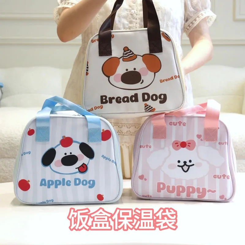 

Portable lunch bag cartoon office handbag Cooler Bento Box picnic cooler bag Large Capacity Camping Fresh-Keeping Ice Bag