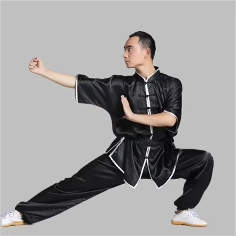 Chinese Tai Chi Shaolin Kung Fu Uniform Wushu Clothing Martial Art Suit Taiji Wushu Costume Wing Chun Stage Performance