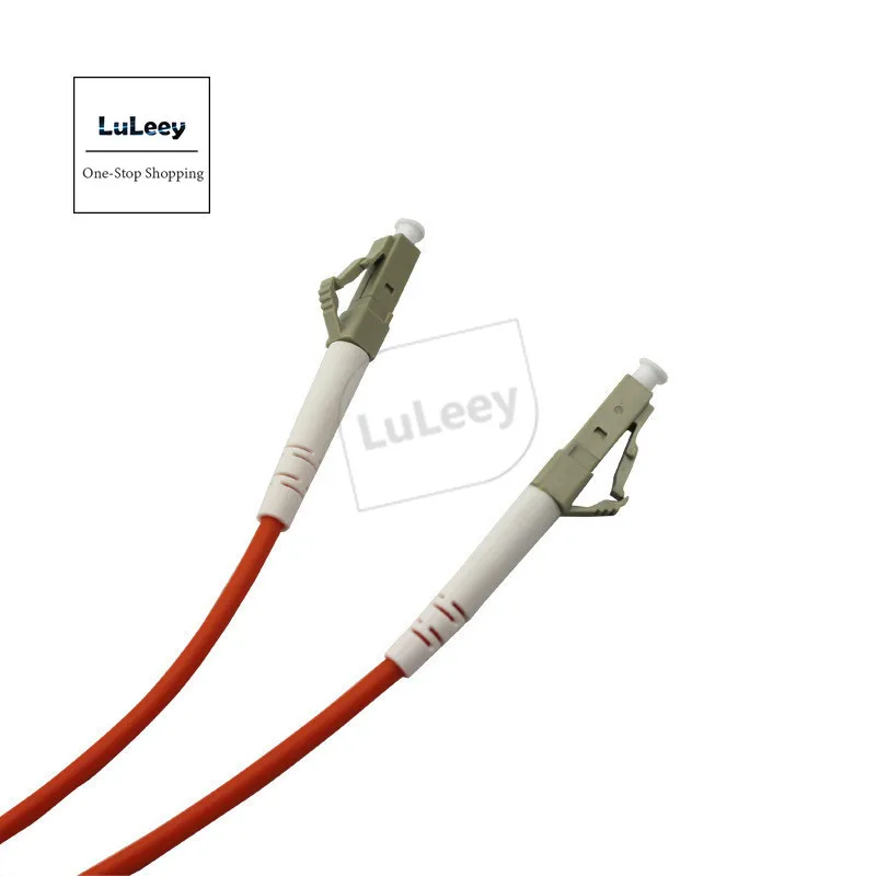 10pcs LC LC MM 62.5/125-2.0 Multi-Mode Pigtail Wire Jumper Dual-Mode Dual-Core Fiber Optical Cable 3m