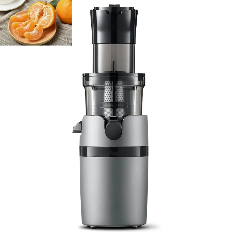 

Household Electric Fruit Juicer Machine Large Caliber Slow Juicer Screw Cold Press Extractor Slag Juice Separation Filter-Free