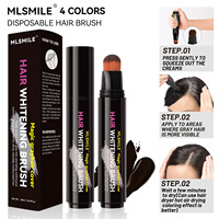 4 color convenient hair dye to cover white hair Care Hair dye Cream local touch up stick disposable hair dye pen