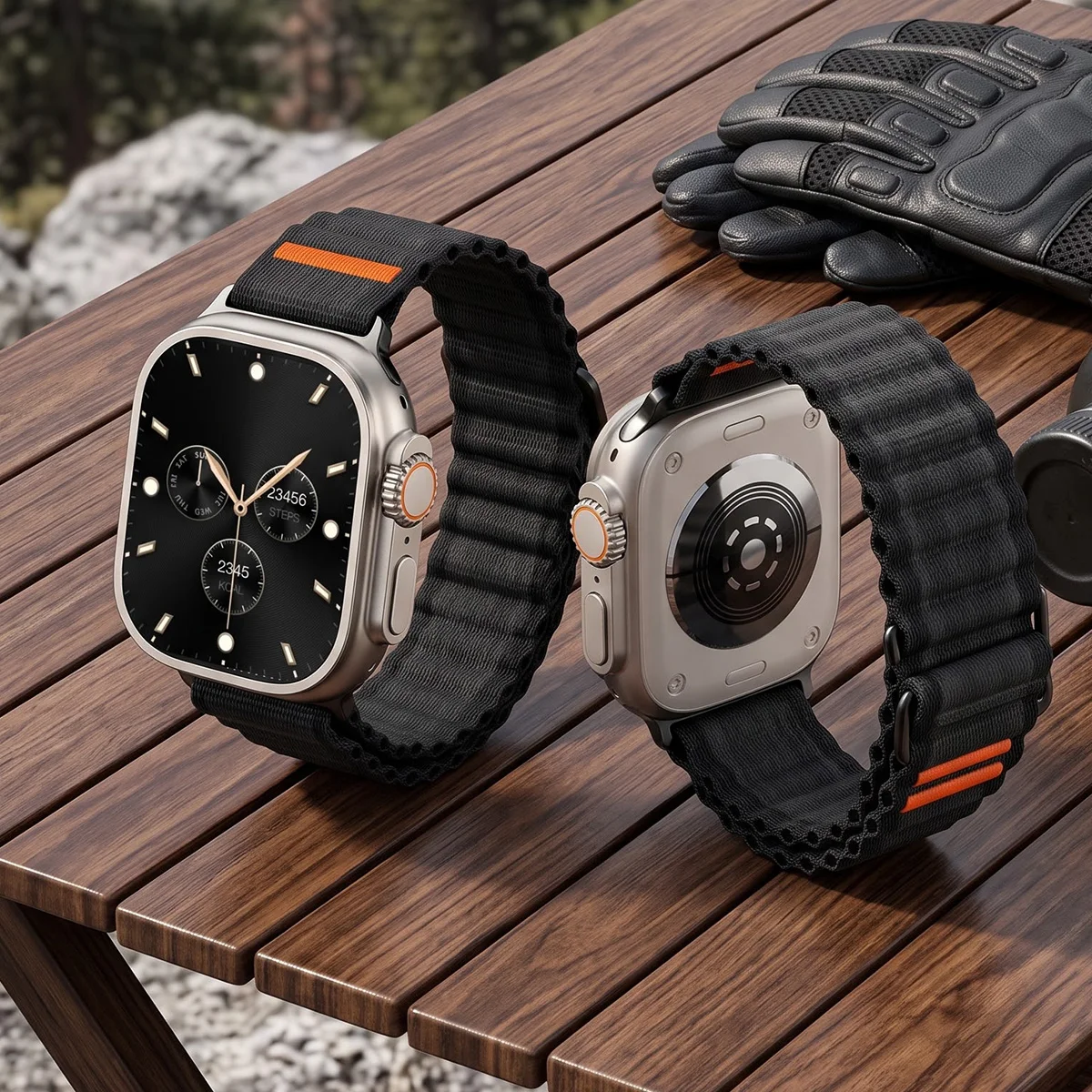 Alpine Loop Armband für Apple Watch Ultra 4/3 S12 11 10 9 8 Atmungsaktives Sportarmband für Iwatch 49 46 44 42 40 38mm Ersatzarmband – Detail 9