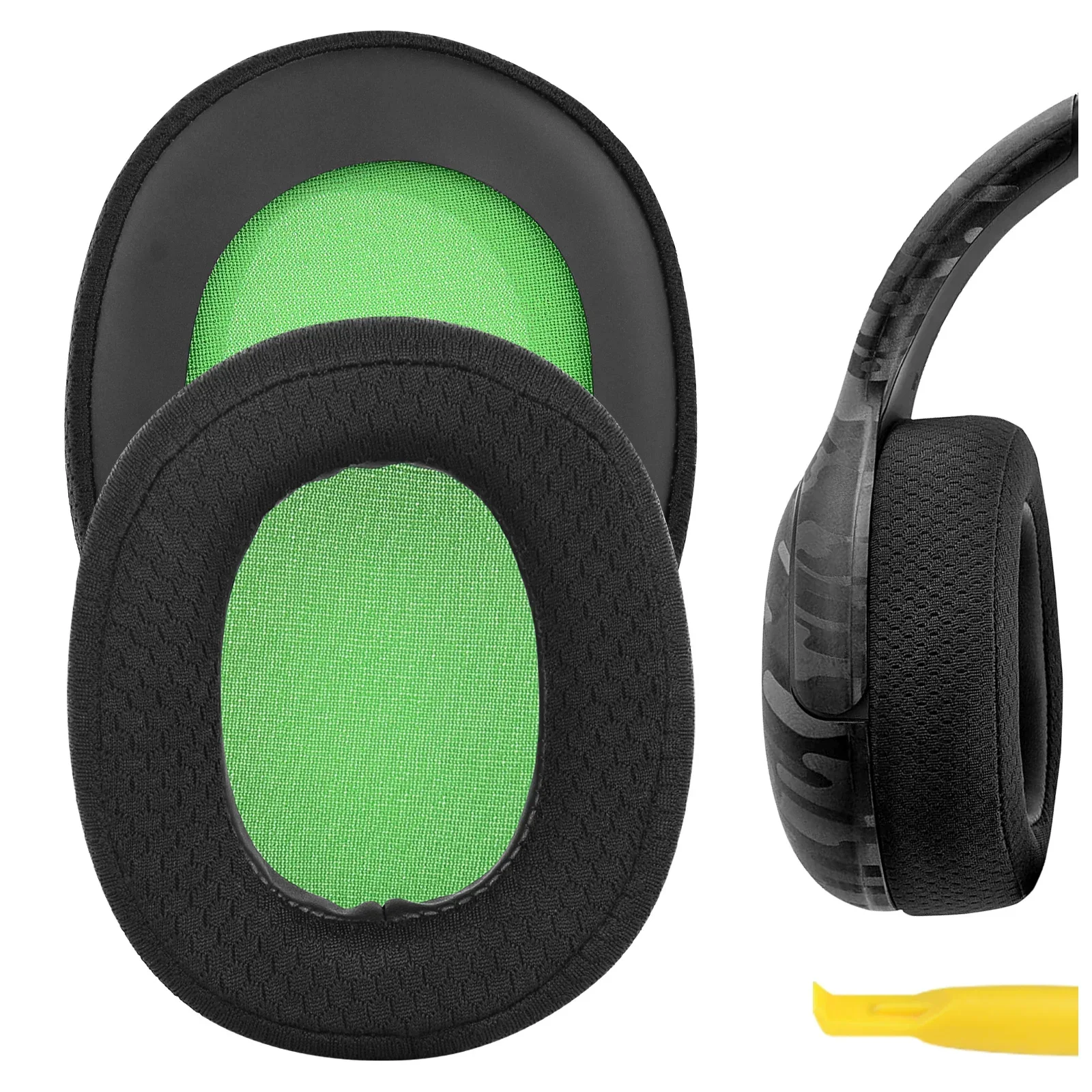 

QuickFit Mesh Fabric Replacement Ear Pads for PDP Gaming LVL50 Headphones Ear Cushions, Headset Earpads