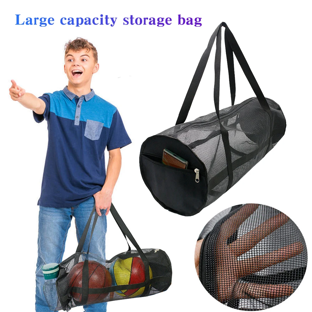 

Foldable Mesh Swimming Bag Multi-Function Beach Toys Basket Bag Large Capacity Surfing Diving Snorkeling Bag for Outdoor Sports