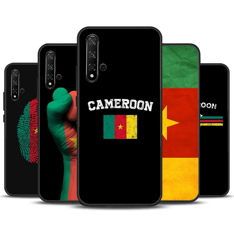 Republic of Cameroon Flag Phone Case For Huawei Nova 11 Pro 11i 8i 3i 9 10 SE 5T Y60 Y61 Y70 Y90 Y91 P20 P30 P40 Lite