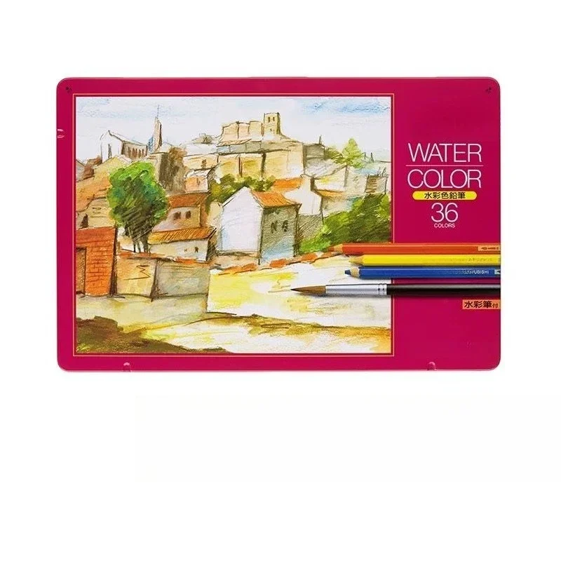 Genuine colored lead, water-soluble colored lead set, 24-72-color 100-color hand-painted pens for art students