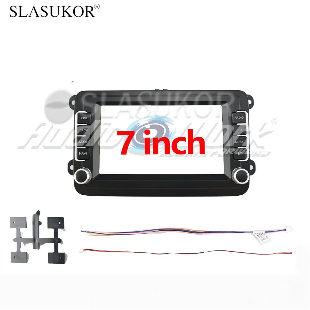 

7 inch Car Frame Fascia Adapter For VOLKSWAGEN UNIVERSAL Frame No Cable Android Radio Dash Fitting