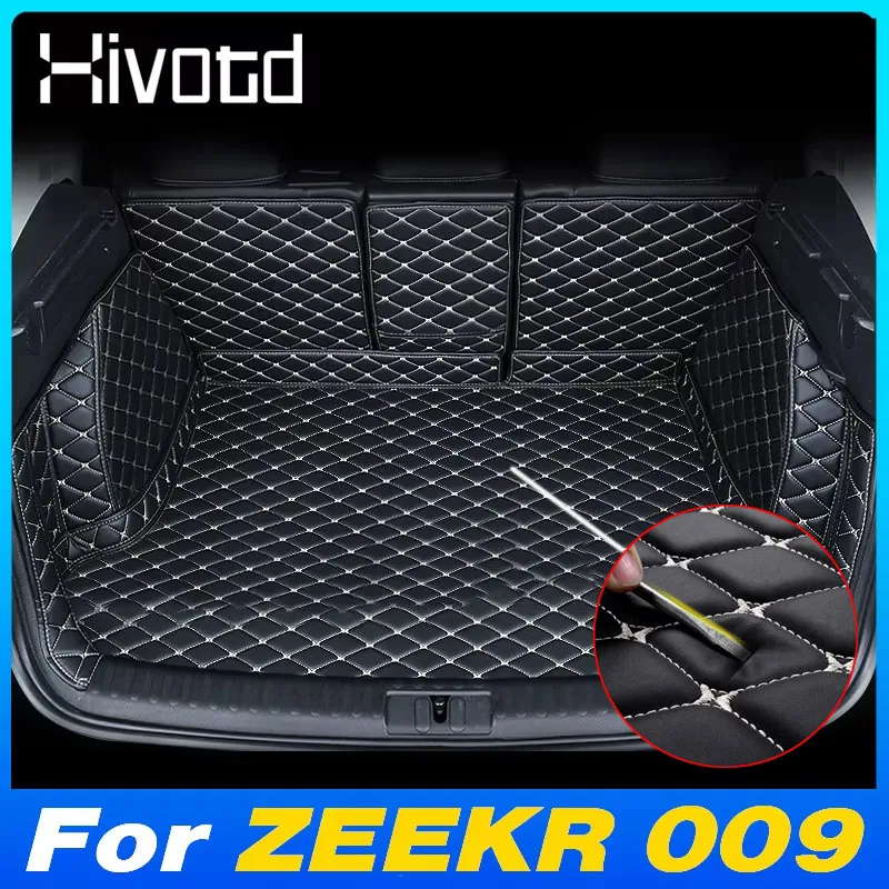 

Hivotd Anti Slip Car Rear Trunk Carpet Cargo Floor Protective Mat Pad Interior Organizer Accessories For ZEEKR 009 WE ME 2024