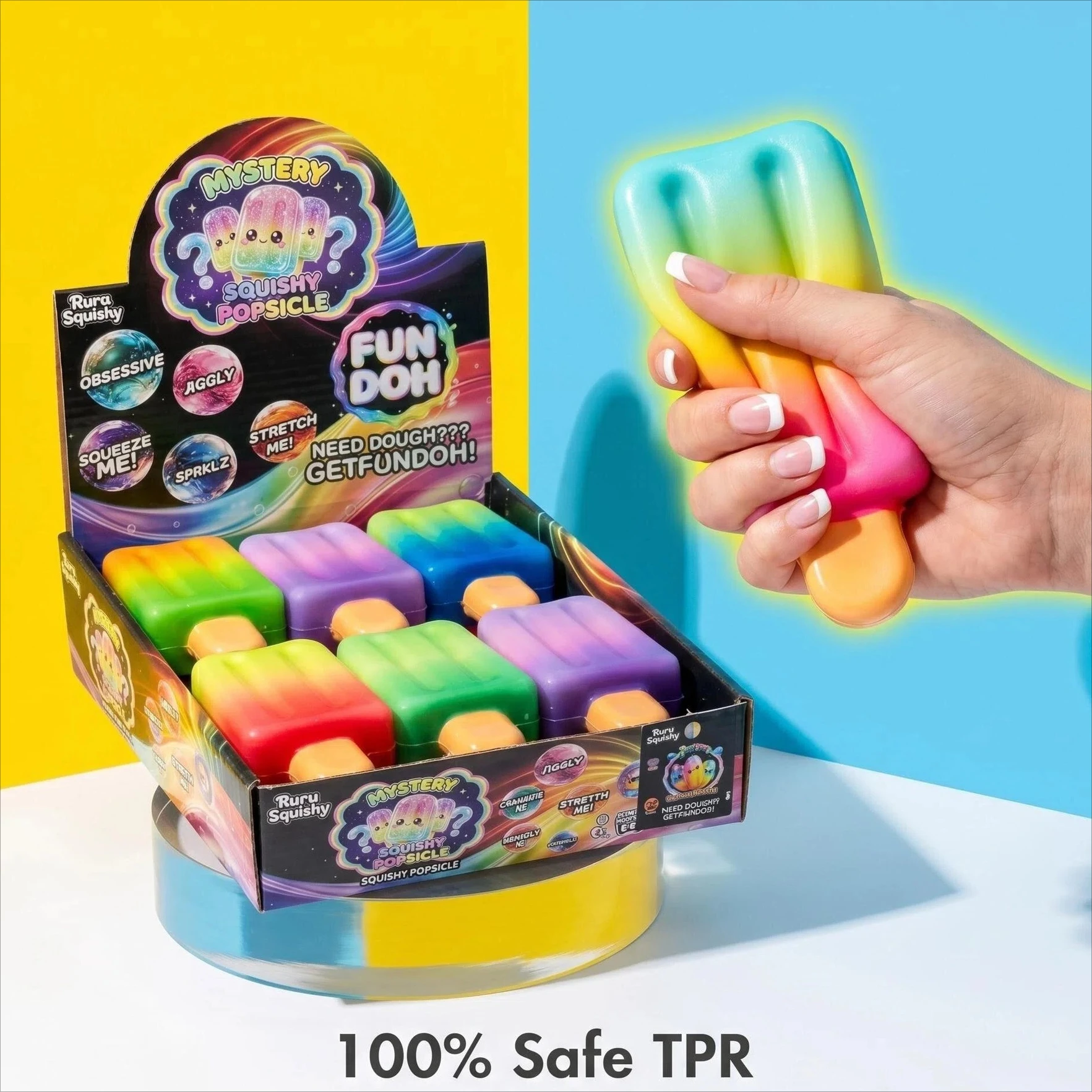 Ice Cream Squishy Simulated Ice Popsicle Ornaments Summer Party Fake Fruit Food Decorationsartificial Icecream Decorations