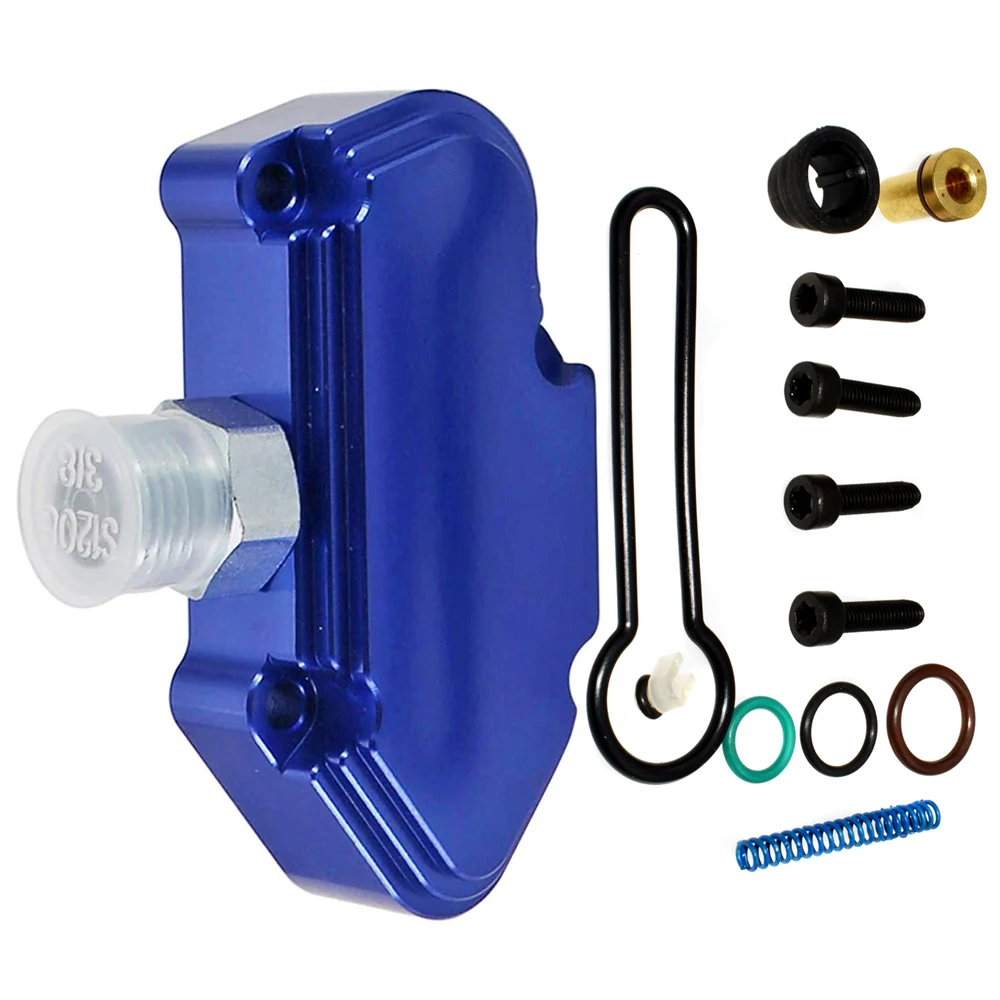 Fit for Ford Blue Spring Kit Powerstroke 6.0 2003-2007 Billet Aluminum Diesel Blue Spring Kit with Spring Housing