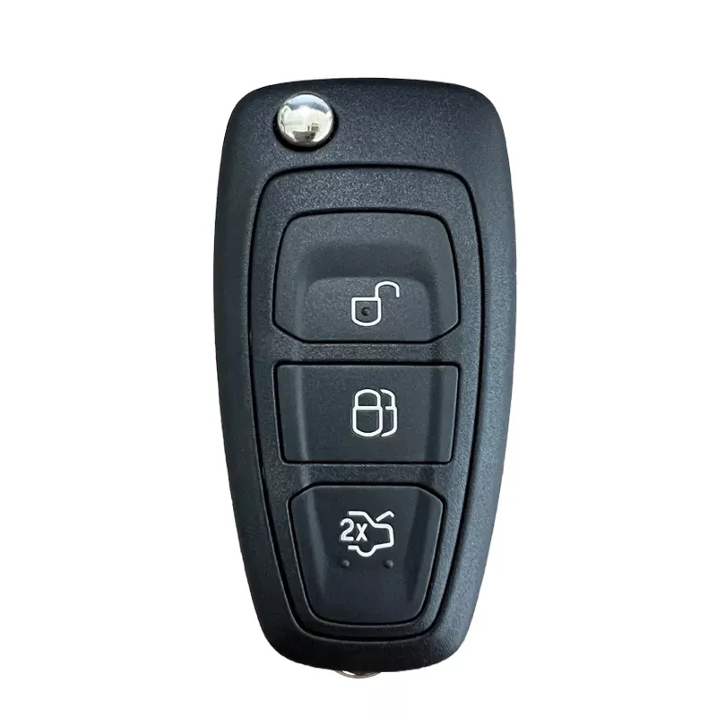 Flip Afstandsbediening Autosleutelzakje 5WK49986 Voor Ford Mondeo Focus C-Max Grand Galaxy S-Max Met 63 + Chip 433Mhz CN018047 3 Knoppen