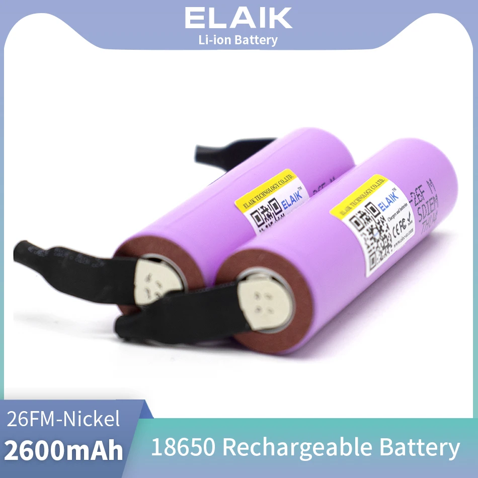 ELAIK 18650 Π°ΠΊΠΊΡΠΌΡΠ»ΡΡΠΎΡ 3,7 Π 2600 ΠΌΠΡ ICR18650-26FM Π²ΡΡΠΎΠΊΠ°Ρ ΡΡΡΠ΅ΠΊΡΠΈΠ²Π½ΠΎΡΡΡ 20 Π Π΄Π»Ρ ΡΠ°Ρ ΡΠΎΠ½Π°ΡΠΈΠΊ Power Bank ELAIK 18650 Π°ΠΊΠΊΡΠΌΡΠ»ΡΡΠΎΡ 3,7 Π 2600 ΠΌΠΡ ICR18650-26FM Π²ΡΡΠΎΠΊΠ°Ρ ΡΡΡΠ΅ΠΊΡΠΈΠ²Π½ΠΎΡΡΡ 20 Π Π΄Π»Ρ ΡΠ°Ρ ΡΠΎΠ½Π°ΡΠΈΠΊ Power Bank