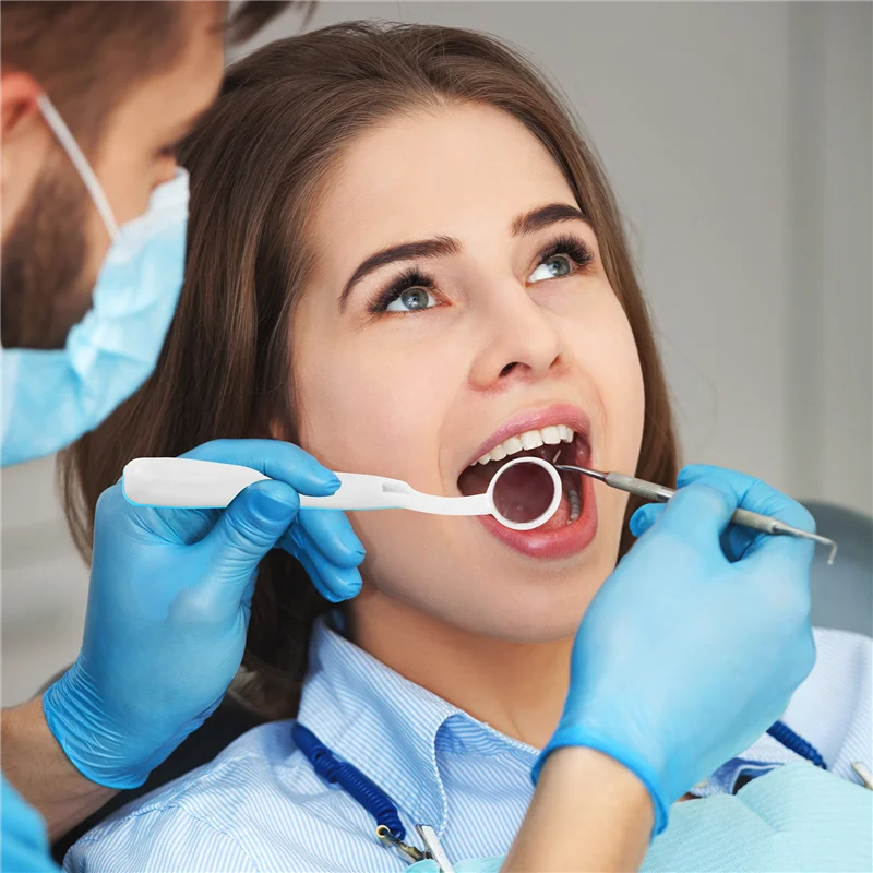 A18Z-1 Pc Led Light Teeth Oral  Mirror Super Bright Mouth Mirror Illuminated Tooth Care Tool Oral Hygiene Machine