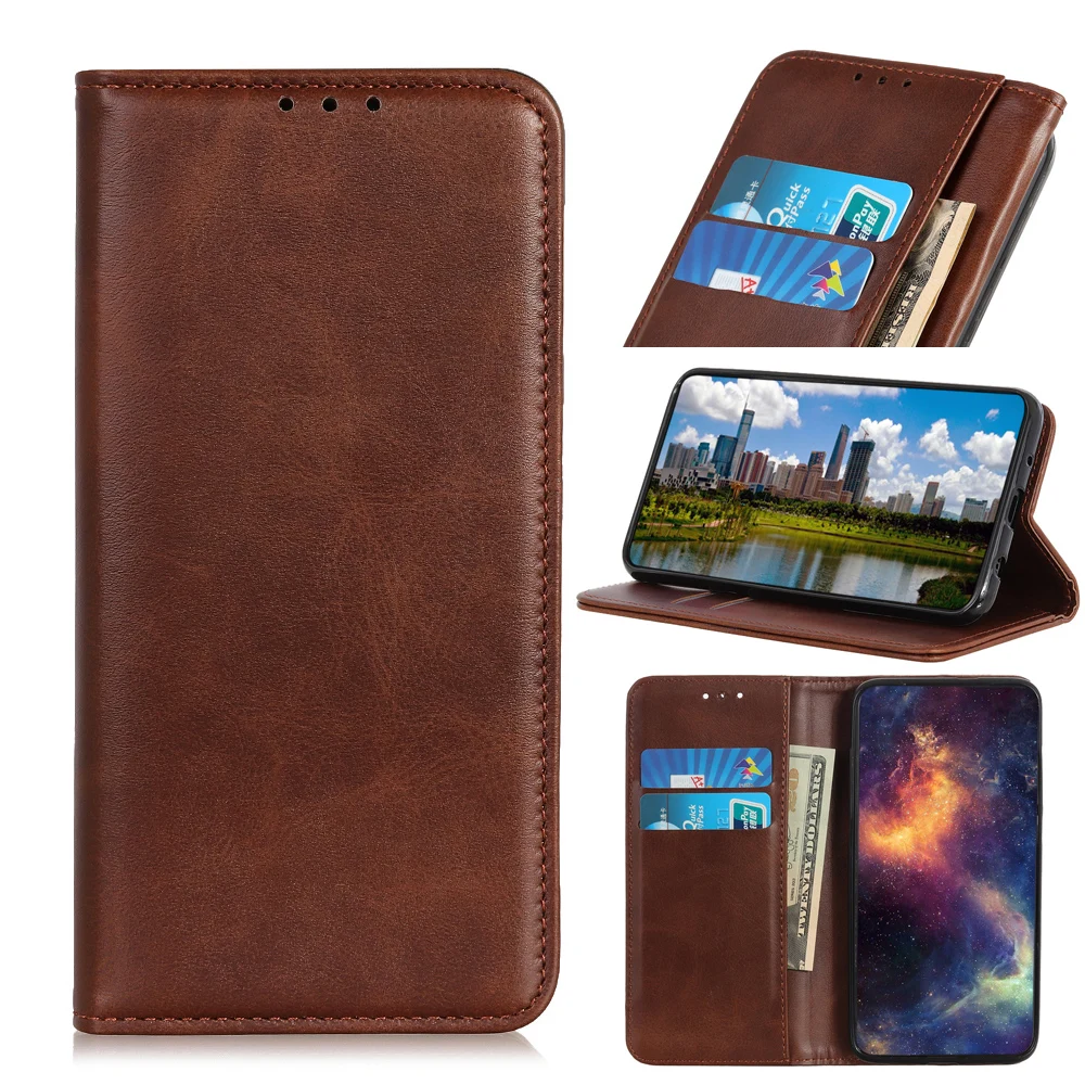 

Auto-absorbed Wallet Leather Stand Phone Case for iPhone 11 6.1 inch (2019) - Coffee