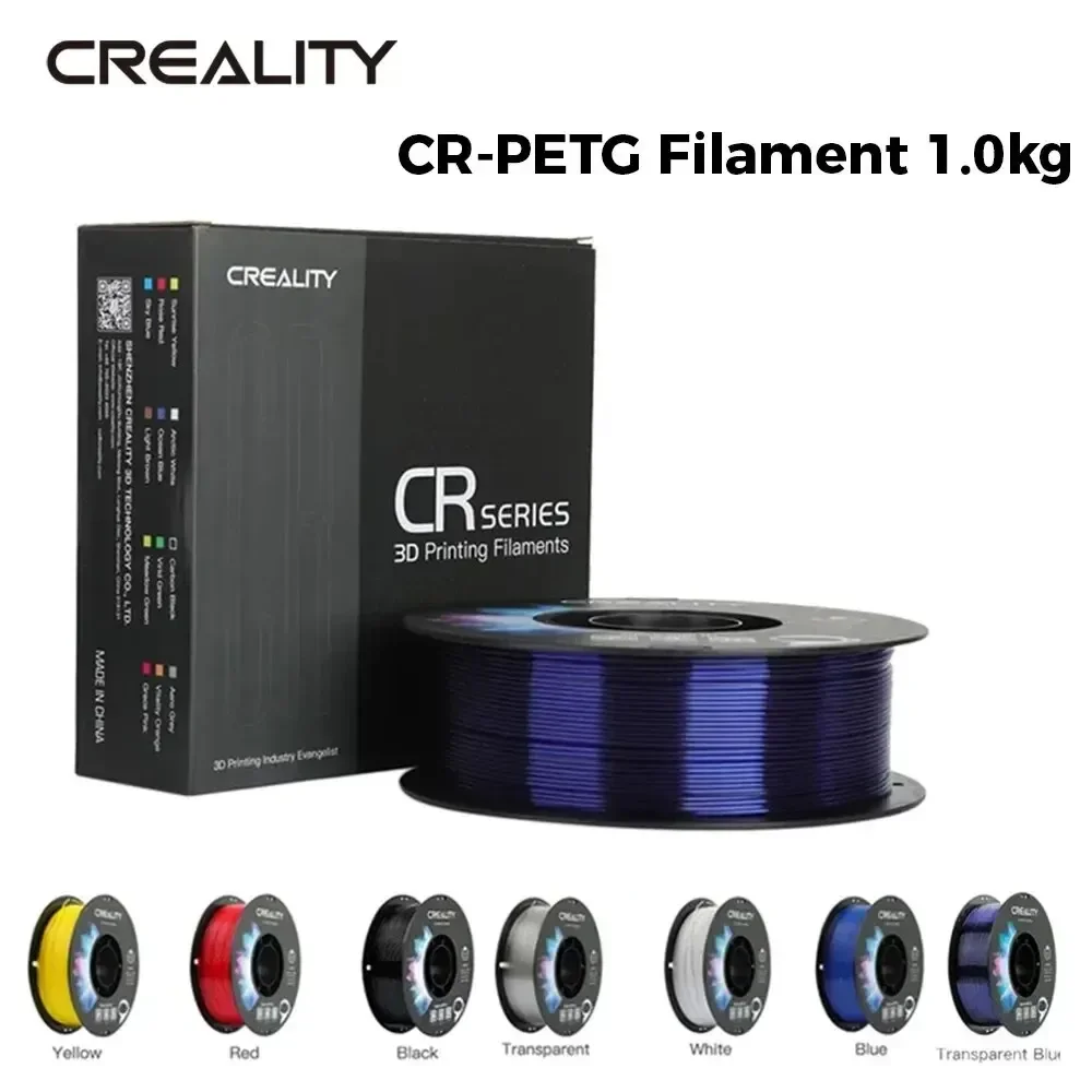 

Нить CREALITY CR-PETG 1,0 кг для принтеров FDM 1,75 мм, экологически чистая, без запаха и нетоксичная, высокая стабильность, влагостойкость