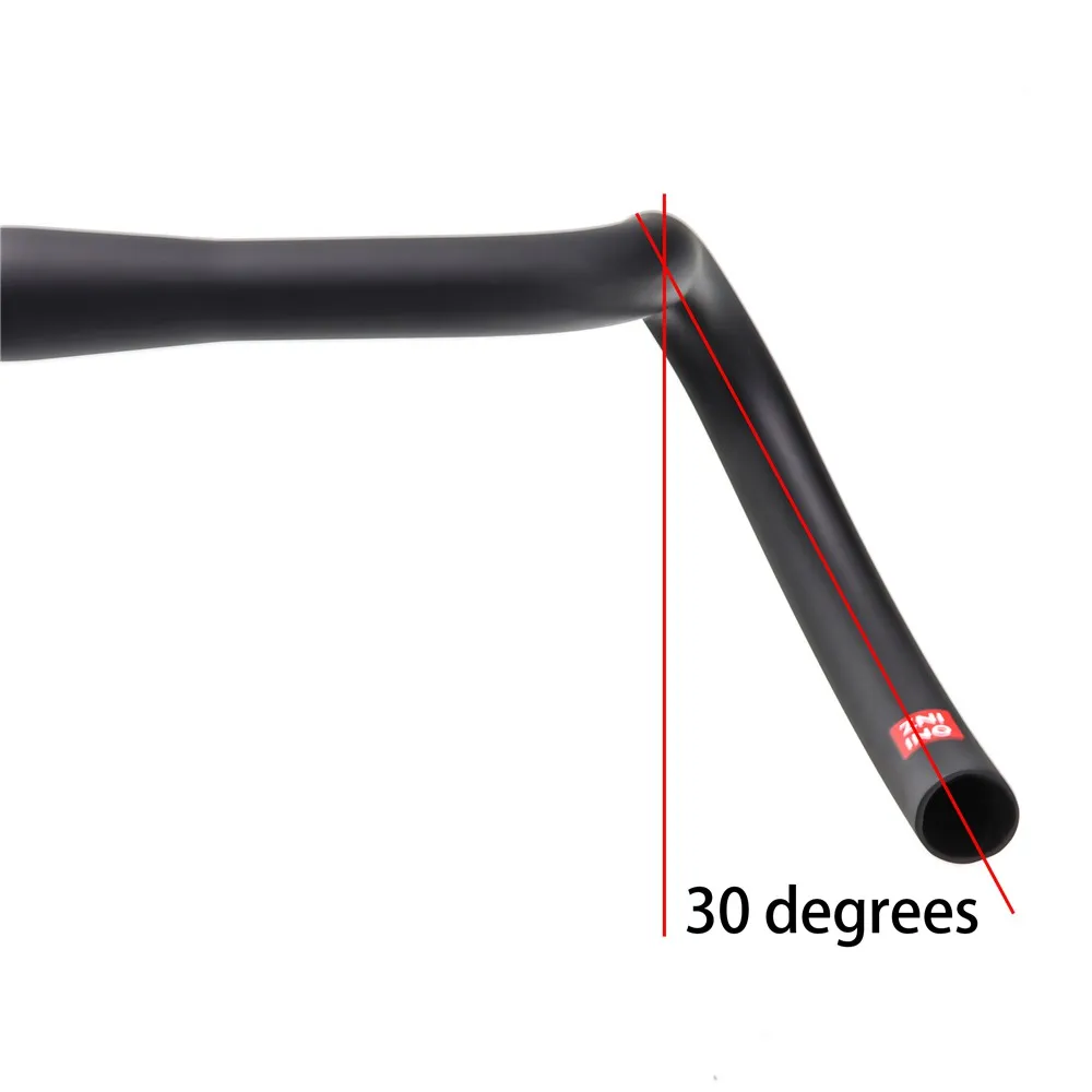 2023 New Carbon Gravel Handlebar Big Flare Bar Cyclecross Road Bike Handlebars 380/400/420/440mm Carbon Fiber Bicycle Handlebar