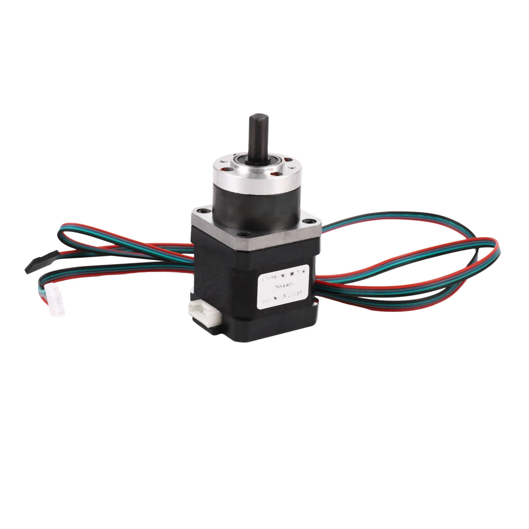 Motor paso a paso Nema 17 de 4 cables, motor extrusor 42 con engranaje, motor paso a paso con caja de engranajes planetaria con relación 5.18:1, Nema 17 17HS4401-[A04I Tools]