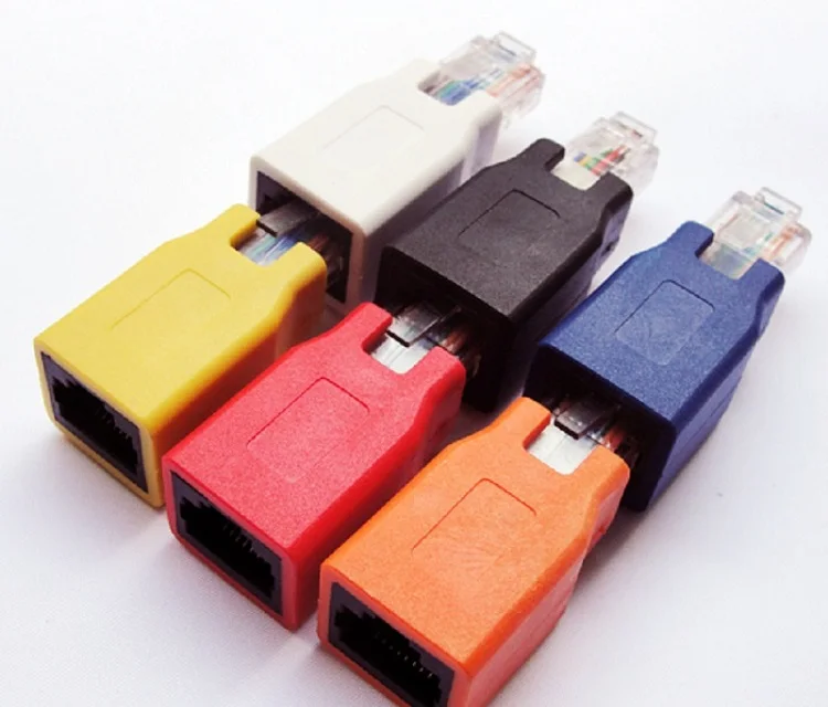 RJ45 네트워크 이더넷 커넥터, 암수 케이블 어댑터, 역방향 연결