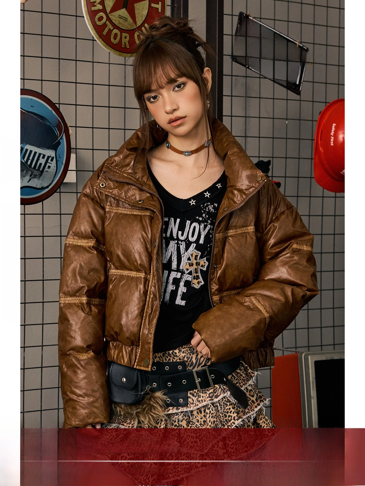 

BeerBro 'Extreme West' 90 White Du down Lightweight Smooth Retro Warmth Puffer Jaet Street Sle Straight Cut Long Sve...