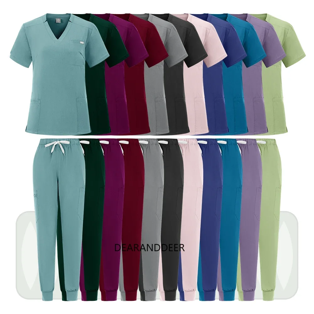 

Thick, high-quality anti-wrinkle fabrics, nurses, medical hospitals beauty salons spa overalls surgical gowns and washable suits