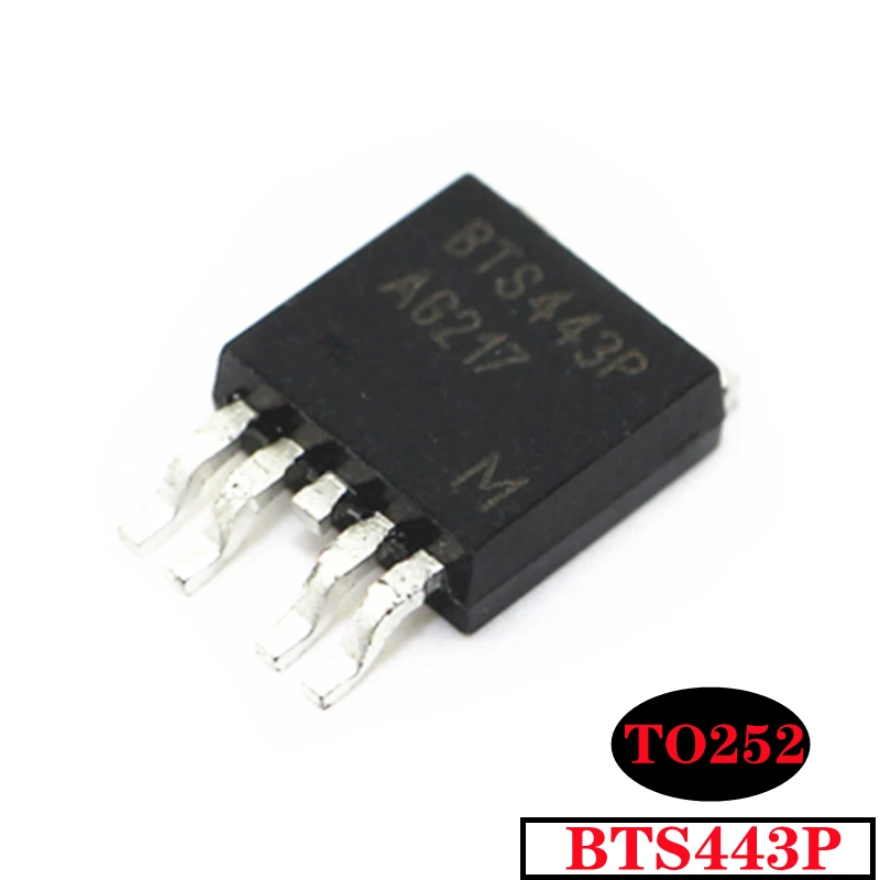 New original BTS443 BTS443P patch TO252 power switch circuit protection chip