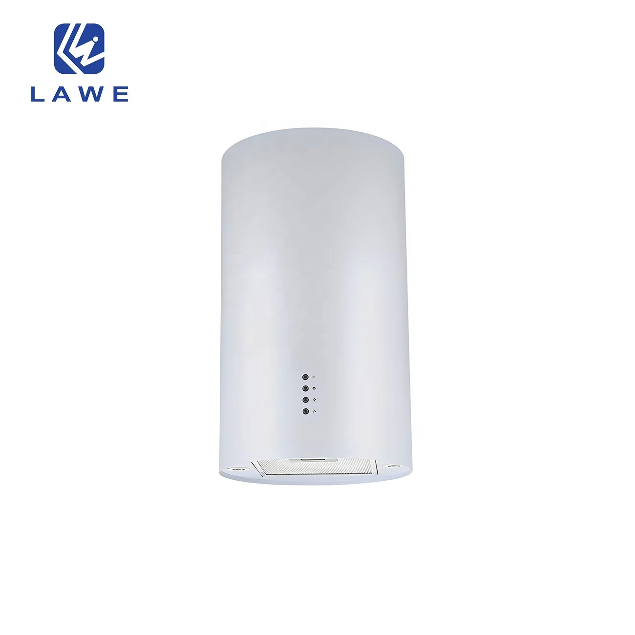 تركيب دائري لأجهزة المطبخ باللون الأبيض في شفاط نطاق جزيرة السقف مع ضوء LED