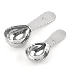 1 PCS 304 Coffee Spoon Stainless Steel Spoon With Scale Measuring Spoon Milk Powder Spoon Seasoning Spoon 15ML/30ML