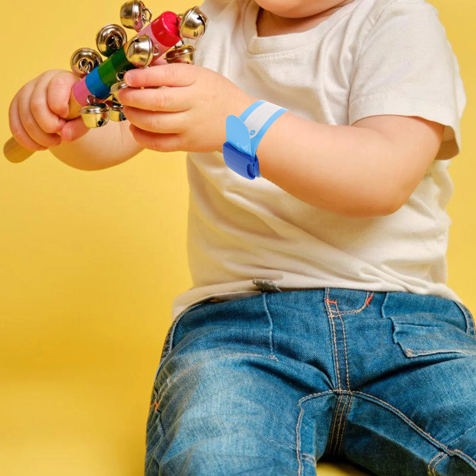 Bracelets anti-perte en plastique réutilisables, 3 pièces, pour identification de carte d'identité d'enfant, sécurité, voyage