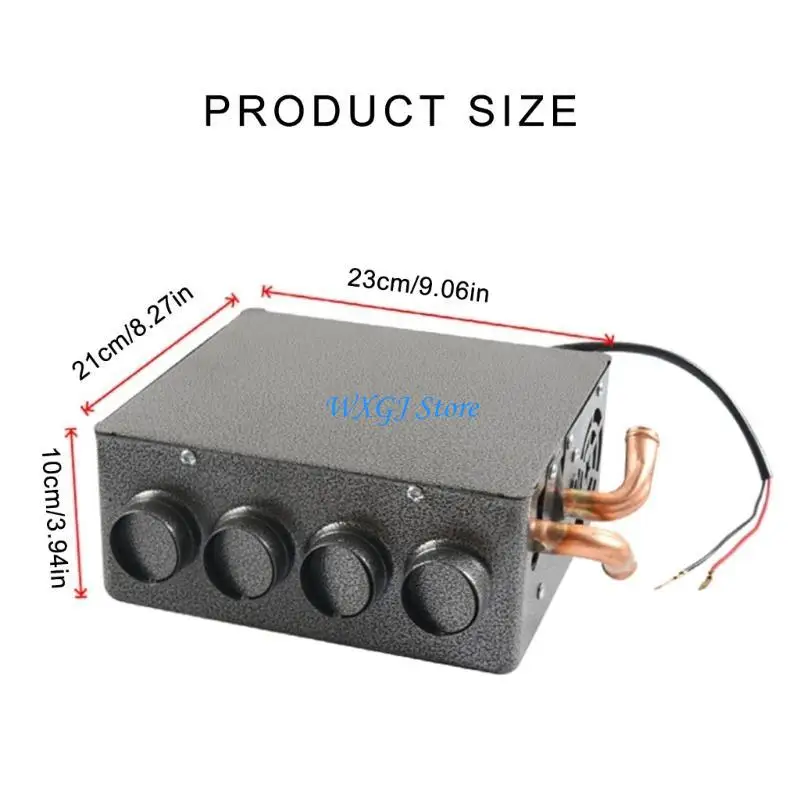 Calentador auxiliar 37JE 12 V, desempañador, calentador debajo del tablero para excavadoras automóviles