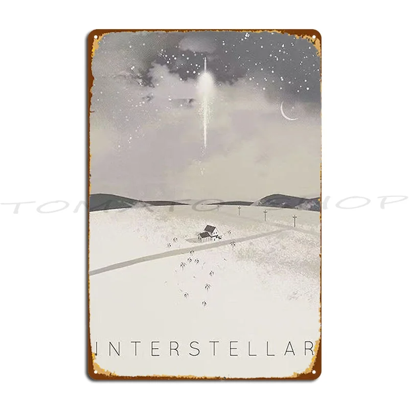 Hans Zimmer Interstellar Art  Metal Sign Poster Designing Living Room Decoration Garage Decoration Printing  Tin Sign Poster
