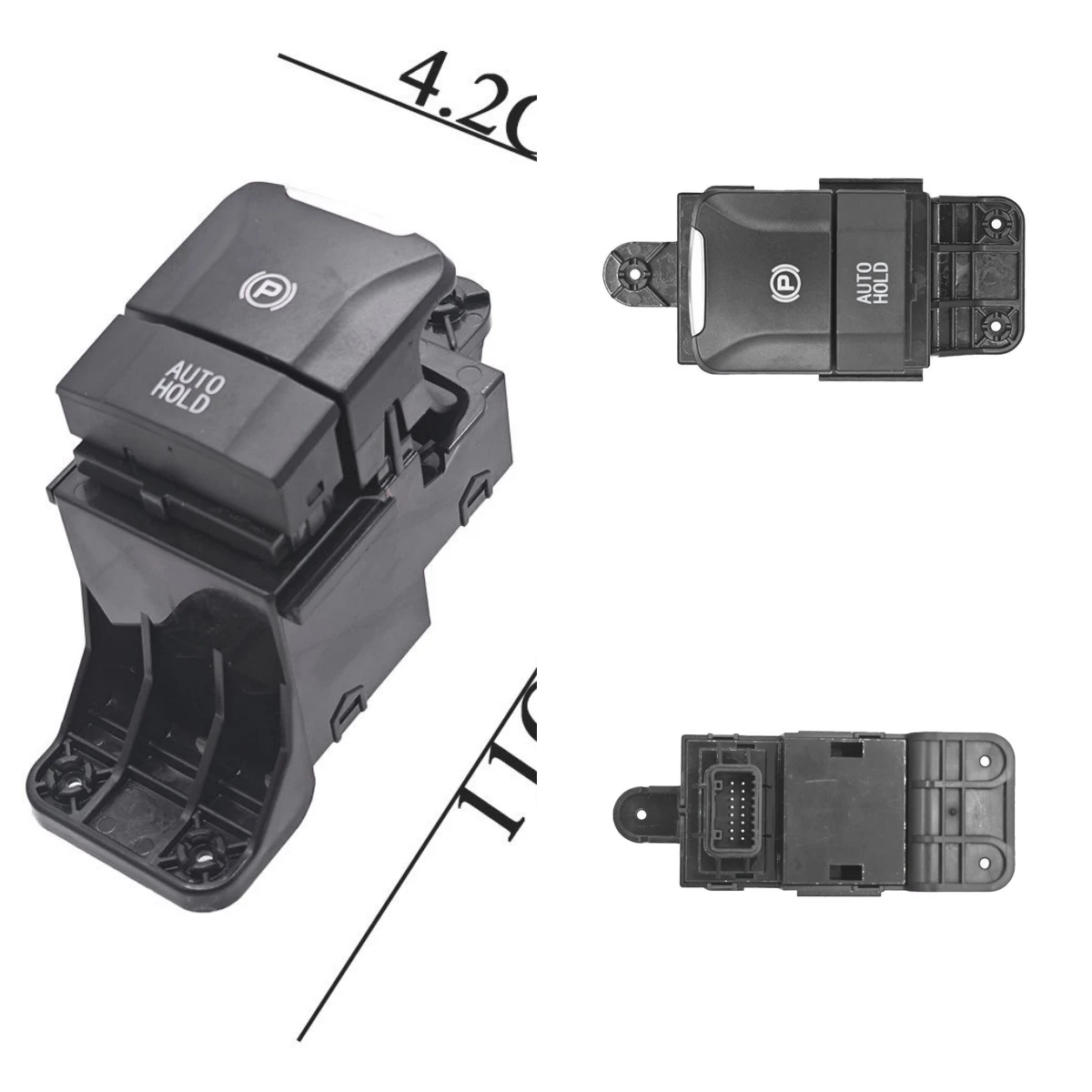 ​ Interruptor de freno de estacionamiento eléctrico AUTO HOLD 93310-G3000 compatible con Hyundai Kona I30 N Line 2018-2020
