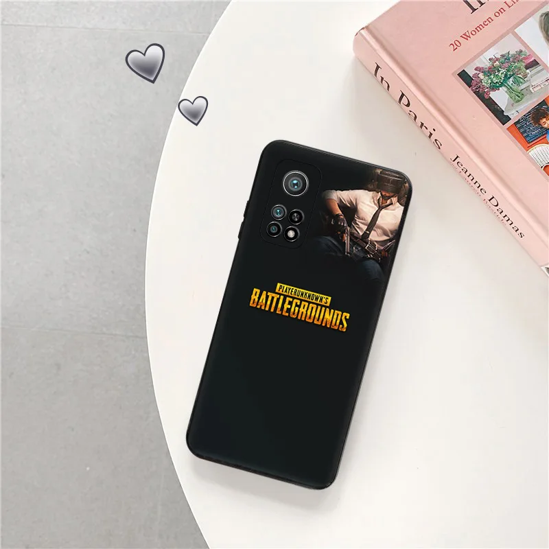 Soft Phone Cases For Xiami 12X 12T 13 CC9Pro 12 Lite Redmi Note12 Pro Plus A1 A2 12C 12S 5G PUBG Game Girl Boy Black Matte Cover