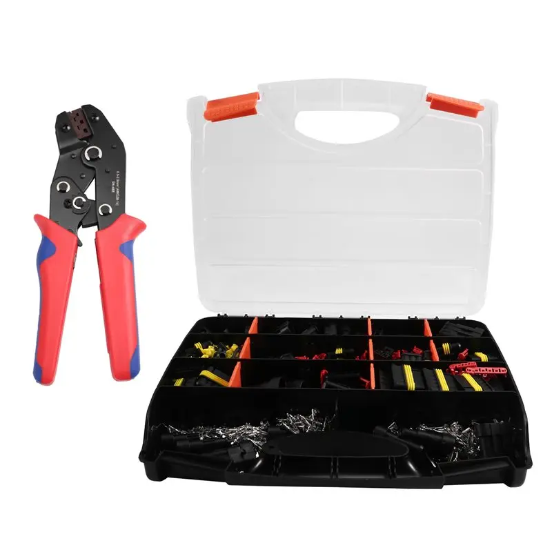 

1008PCS 63 Sets Waterproof Automotive Electrical Connectors Waterproof Wire Connectors Automotive Plug Connectors