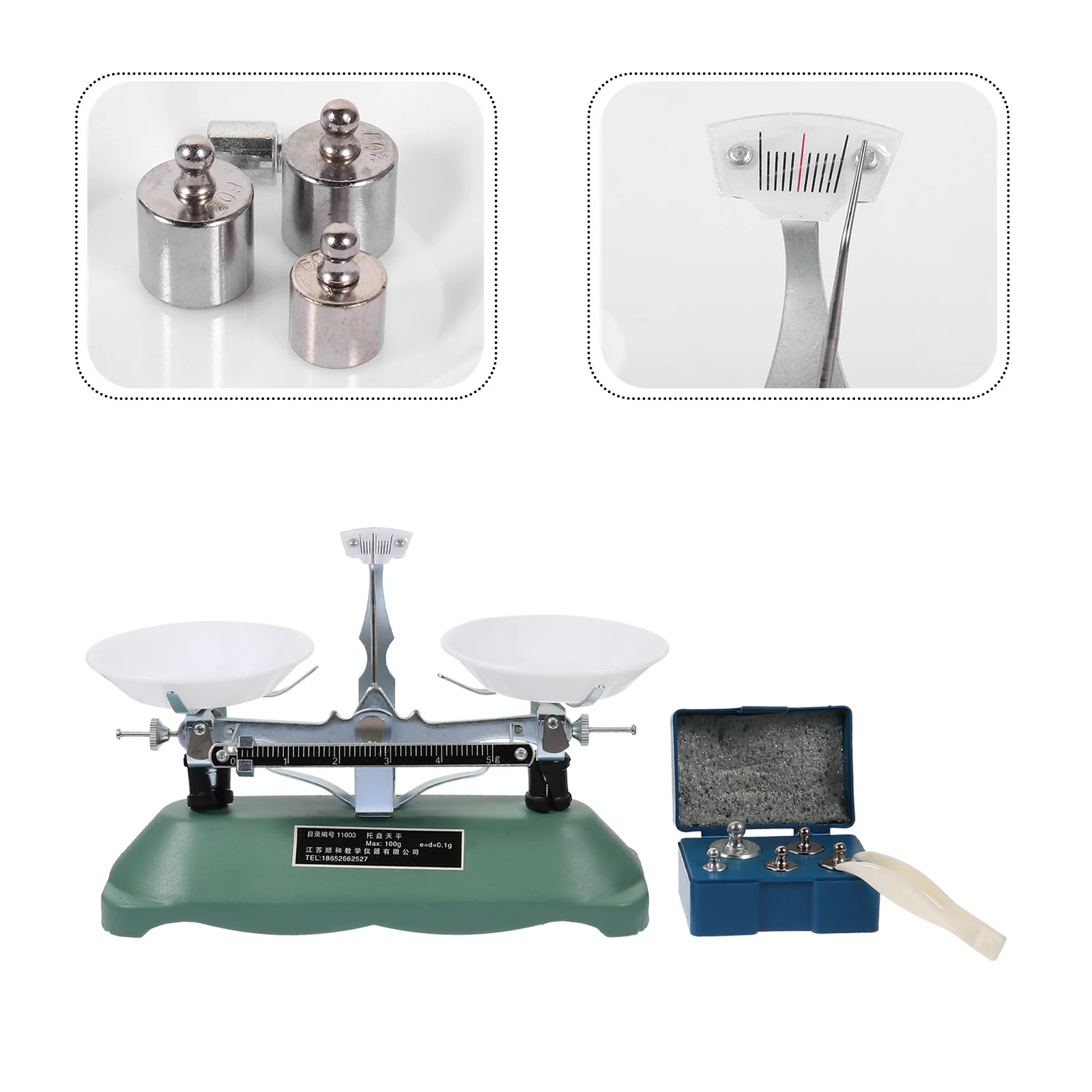 1Set Balance Scale Physical Experiment Table Stable Material Educational Physics Test Laboratory Instrument Platform Science