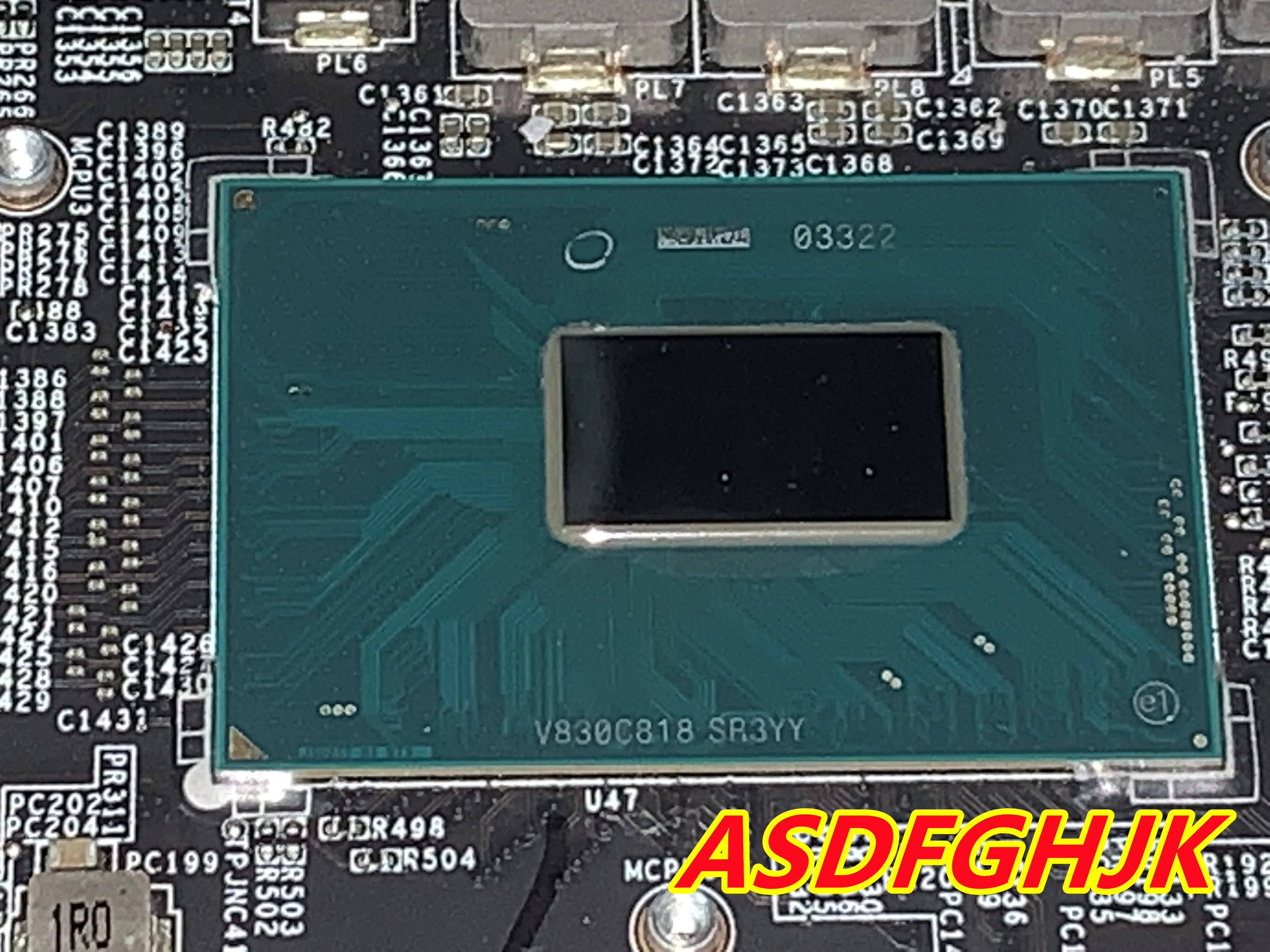 Original MS-16P71 LAPTOP MOTHERBOARD For MSI MS-16P7 GL63 8SE-057CN with i7-8750H AND RTX2070M 100% Test Work