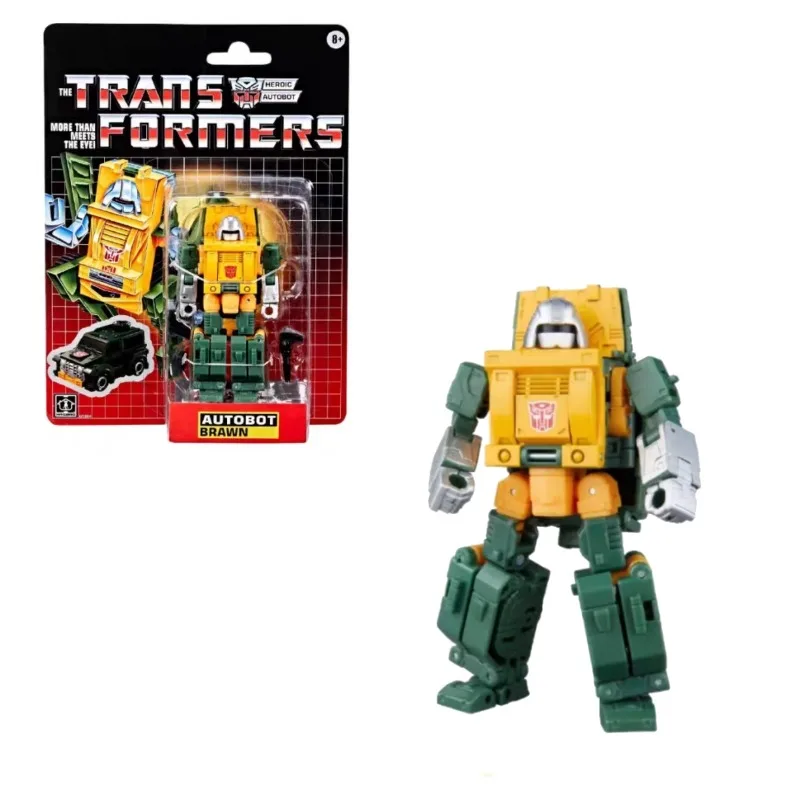 متوفر في المخزون ألعاب المحولات النسخة الأمريكية G1 84-86 بطاقة معلقة ريترو براون نموذج روبوت مجموعة لعبة شخصيات الحركة هدية هواية #4