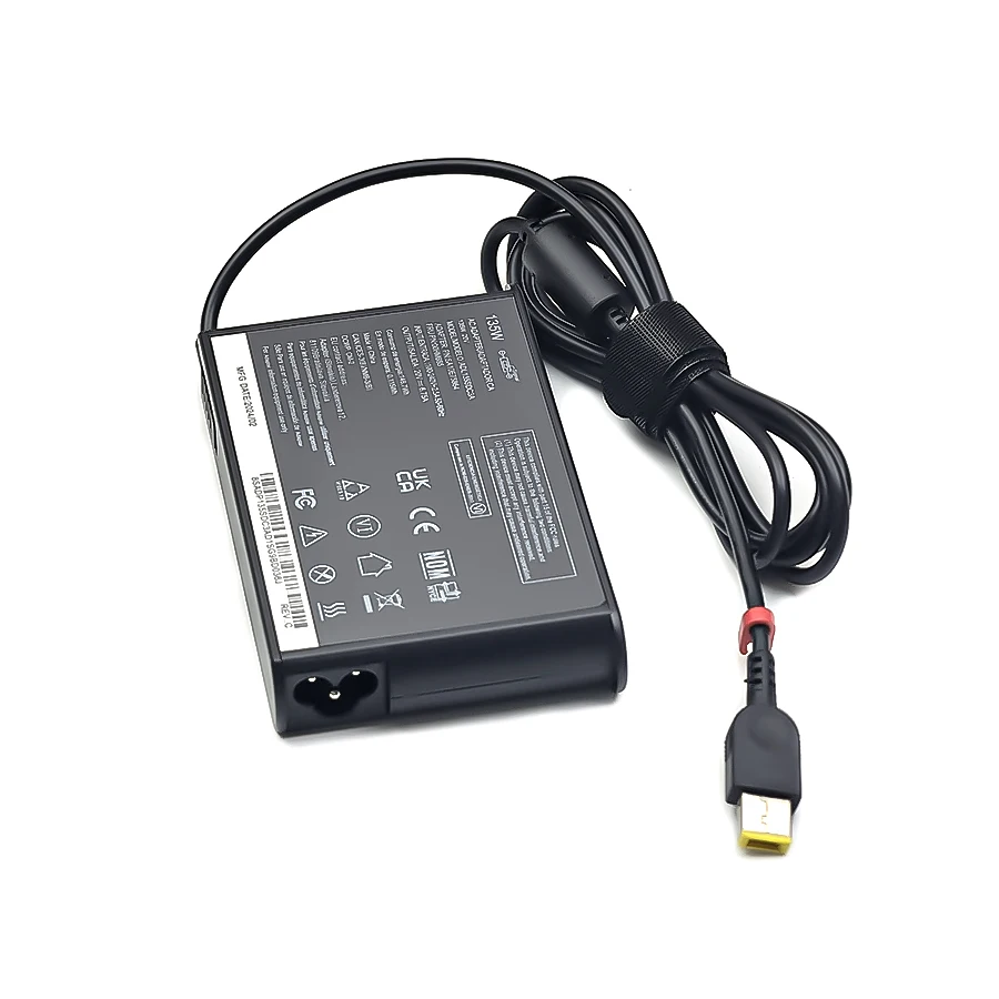 135W 20V 6.75A USB A Laptop Charger Adapter For Lenovo YOGA720-15 T440p Y50-70 R720 Y700 T540p P51 P52 S5 ADL135NLC3A W550 ADL13